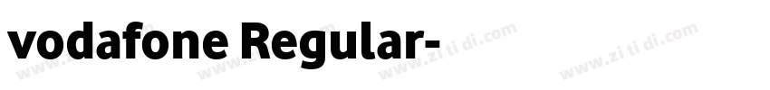 vodafone Regular字体转换